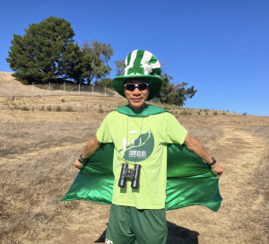 Coach Andy Chan at Cross Country’s WCAL Finals in November. 